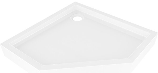Mexen Flow+, ötszögletű zuhanytálca 90 x 90 cm, fényes fehér, 46P109090H