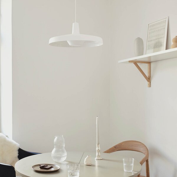 Függőlámpa GRUPA, Arigato, dimmable, Fehér, Dolgozószoba / iroda, Fém