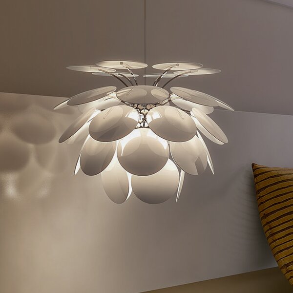 Függőlámpa MARSET, Discocó, dimmable, Fehér, Nappali, Műanyag, Dizájn