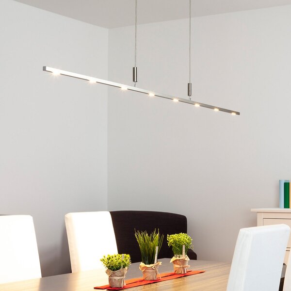 Függőlámpa Quitani, Tolu, dimmable, Szürke, Nappali, Fém, Modern
