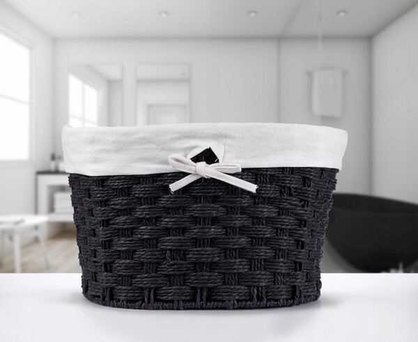 Erga Verona MO, univerzális kosár 35x24x16 cm, fekete, ERG-SEP-10KOSVER35MOB