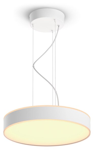 Függőlámpa Philips Hue, Philips Hue, dimmable, Fehér, Nappali, Fém, Modern