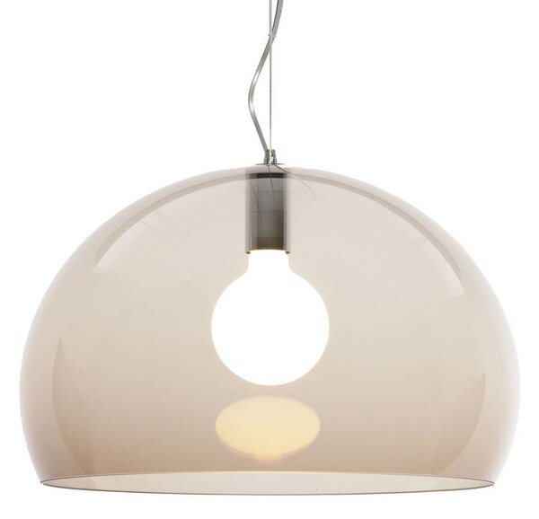Függőlámpa Kartell, FL/Y, dimmable, Barna / Rozsdabarna, Nappali, Műanyag, Dizájn