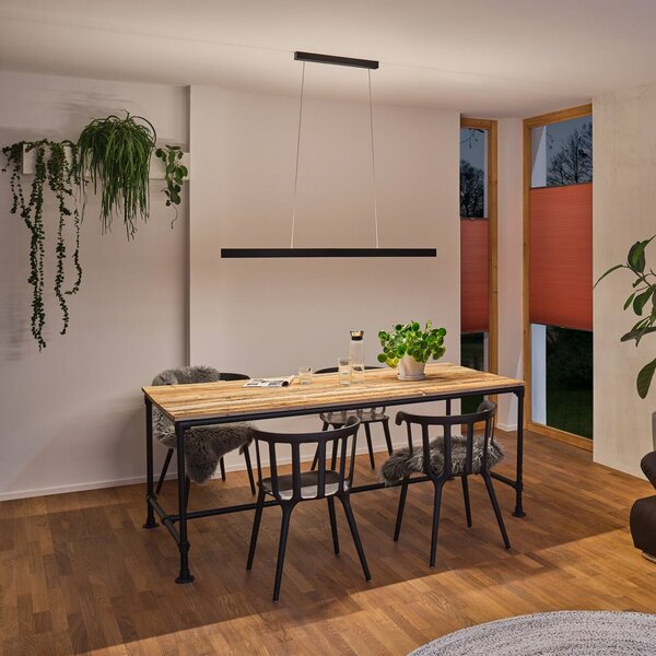 Függőlámpa Paulmann, Aptare, dimmable, Fekete, Nappali, Fém, Modern