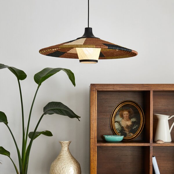 Függőlámpa Forestier, Parrot M, dimmable, Barna / Rozsdabarna, Nappali, Dizájn