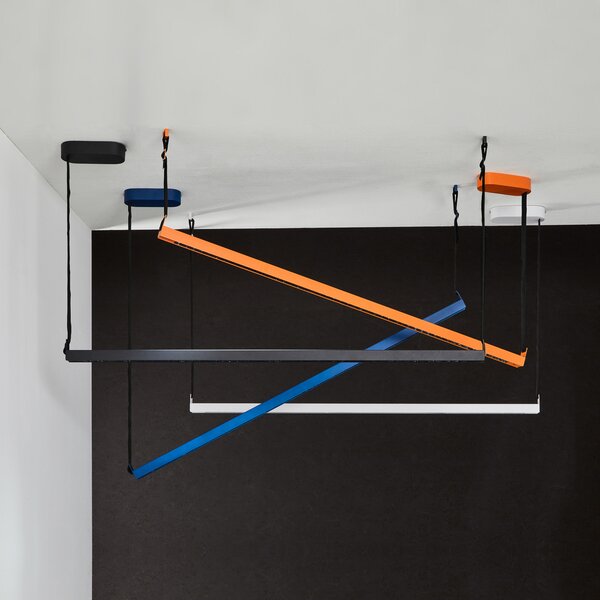 Függőlámpa LOOM DESIGN, Belto, dimmable, Fekete, Étkező, Alumínium, Modern