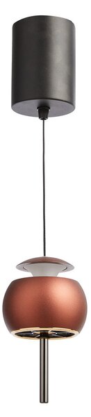 Függőlámpa LOOM DESIGN, Parachute, dimmable, Barna / Rozsdabarna, Nappali, Alumínium, Dizájn