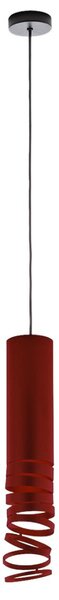 Függőlámpa Artemide, Decomposé, dimmable, Piros, Nappali, Fém, Dizájn