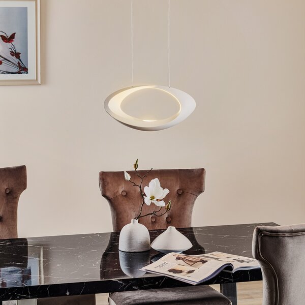 Függőlámpa Artemide, Cabildo, dimmable, Fehér, Nappali, Fém, Dizájn