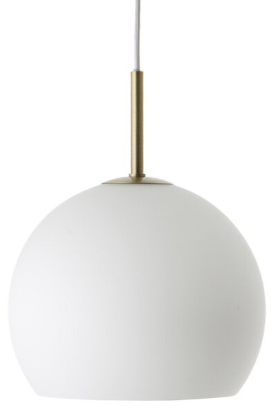 Függőlámpa FRANDSEN, Ball, dimmable, Fehér, Nappali, Üveg, Dizájn