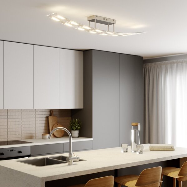 Mennyezeti Lámpa Lindby, Jarda, dimmable, Átlátszó, Nappali, Üveg, Modern