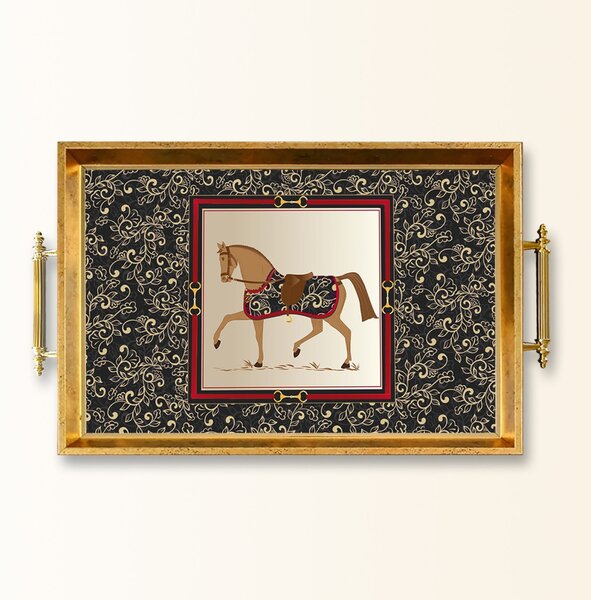 Üveg tálca 50 × 29 × 3,5 cm