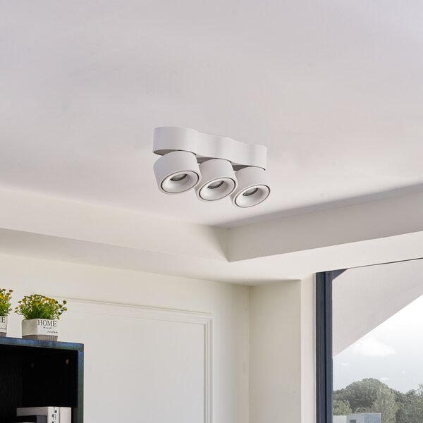 Mennyezeti Lámpa Arcchio, Rotari, dimmable, Fehér, Nappali, Fém, Modern
