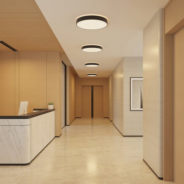 Mennyezeti Lámpa Arcchio, Vanida, dimmable, Fekete, Konyha, Alumínium, Modern