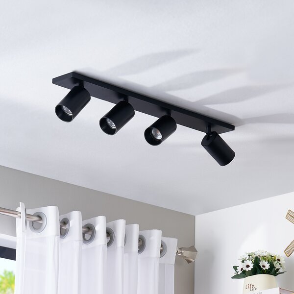 Mennyezeti Lámpa Arcchio, Brinja, dimmable, Fekete, Nappali, Alumínium, Modern