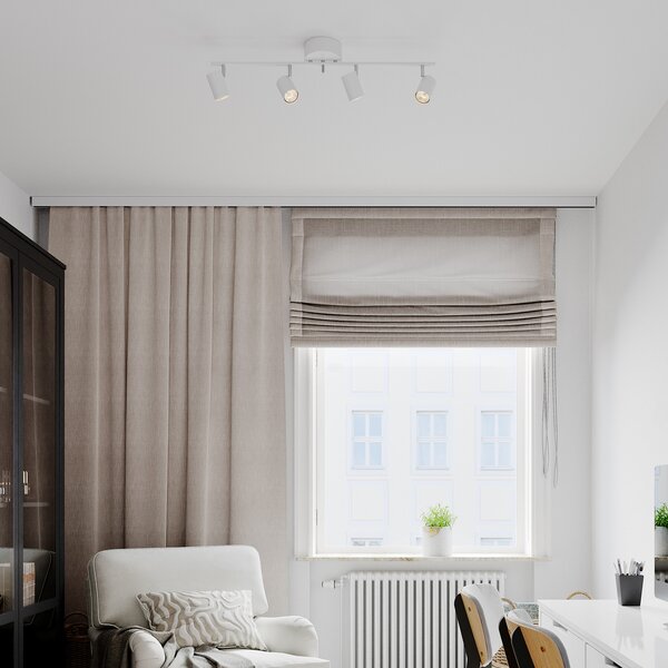 Mennyezeti Lámpa By Rydéns, Correct, dimmable, Fehér, Nappali, Fém, Modern