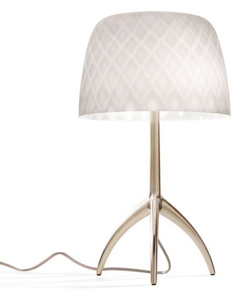 Asztali lámpa Foscarini, Lumiere, Fehér, Nappali, Üveg, Dizájn