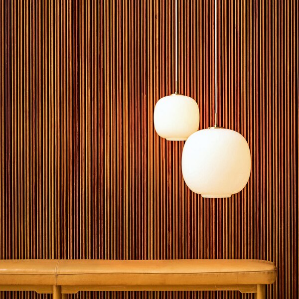 Függőlámpa Louis Poulsen, VL45 Radiohus, dimmable, Fehér, Nappali, Üveg, Dizájn