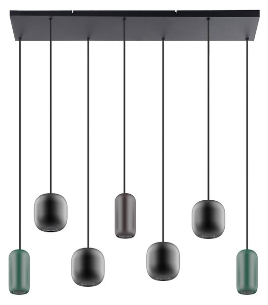 Függőlámpa Lucande, Narion, dimmable, Többszínű, Étkező, Fém, Modern
