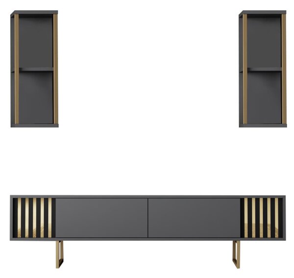 TV-állvány, antracit, 180 cm – TR618BLY1145