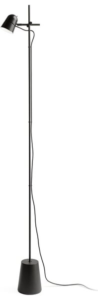 Állólámpa Luceplan, Counterbalance, dimmable, Fekete, Nappali, Fém, Dizájn