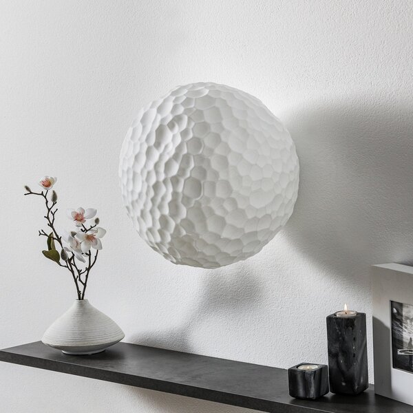 Fali Lámpa Artemide, Meteorite, dimmable, Fehér, Nappali, Üveg, Dizájn