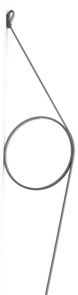 Fali Lámpa FLOS, Wirering Grau, dimmable, Szürke, Nappali, Fém, Dizájn