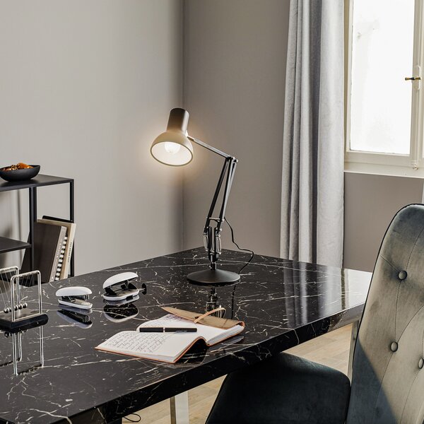 Asztali lámpa Anglepoise, Type 75, Fekete, Dolgozószoba / iroda, Fém, Indusztriális dizájn