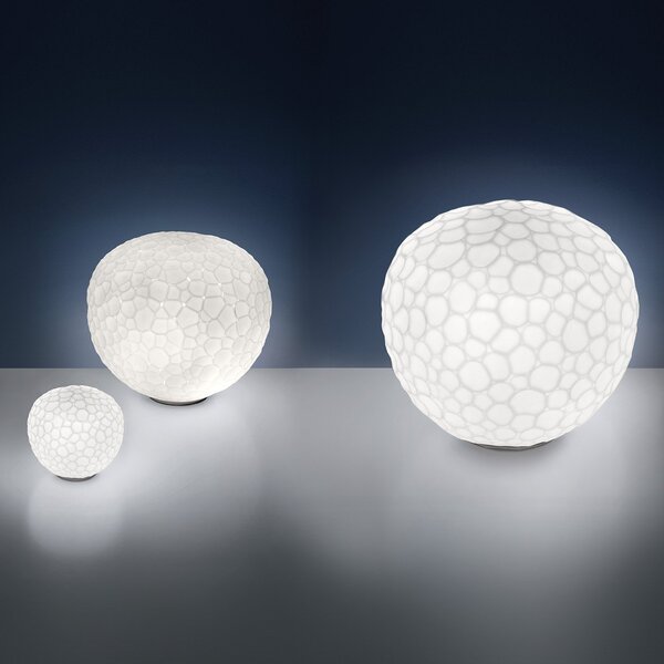 Asztali lámpa Artemide, Meteorite, dimmable, Fehér, Nappali, Üveg, Dizájn