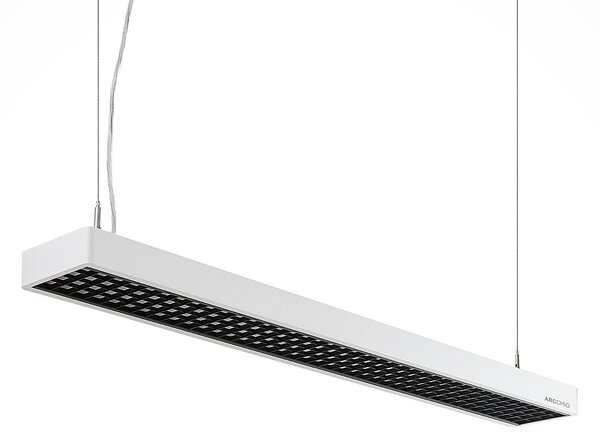Függőlámpa Arcchio, Susi, dimmable, Fehér, Dolgozószoba / iroda, Alumínium, Modern