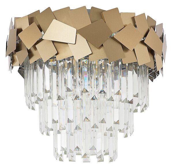 Mennyezeti Lámpa Lucande, Miraia, dimmable, Arany / Sárgaréz, Nappali, Fém, Dizájn
