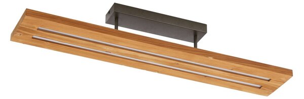 Mennyezeti Lámpa Lindby, Nesaja, dimmable, Fa, Étkező, Fa, Vidéki otthon / Rusztikus