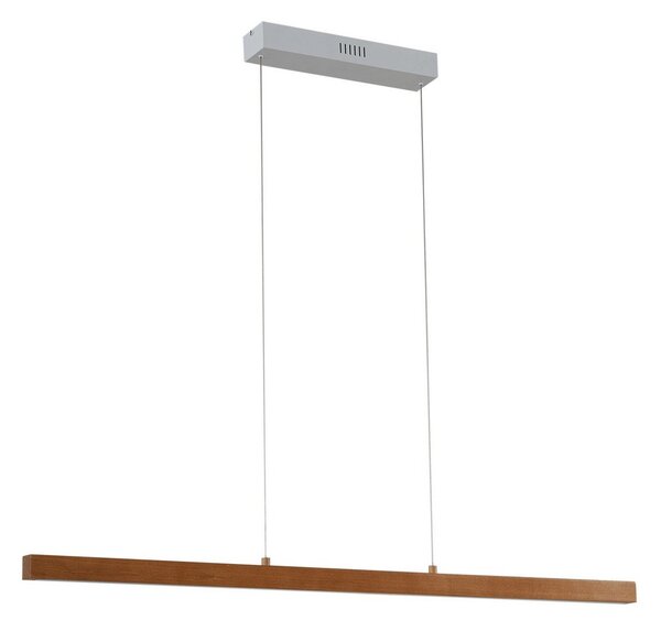 Függőlámpa Lucande, Nihalo, dimmable, Fa, Nappali, Fa, Modern