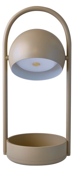 Asztali lámpa FRANDSEN, Ball Portable, dimmable, Szürke, Nappali, Fém