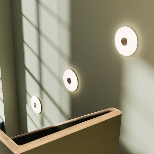 Fali Lámpa Northern, Glint, dimmable, Fehér, Nappali, Üveg, Dizájn
