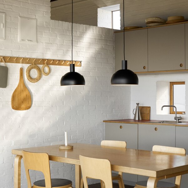 Függőlámpa Louis Poulsen, FJ Elements, dimmable, Fekete, Nappali, Alumínium, Modern