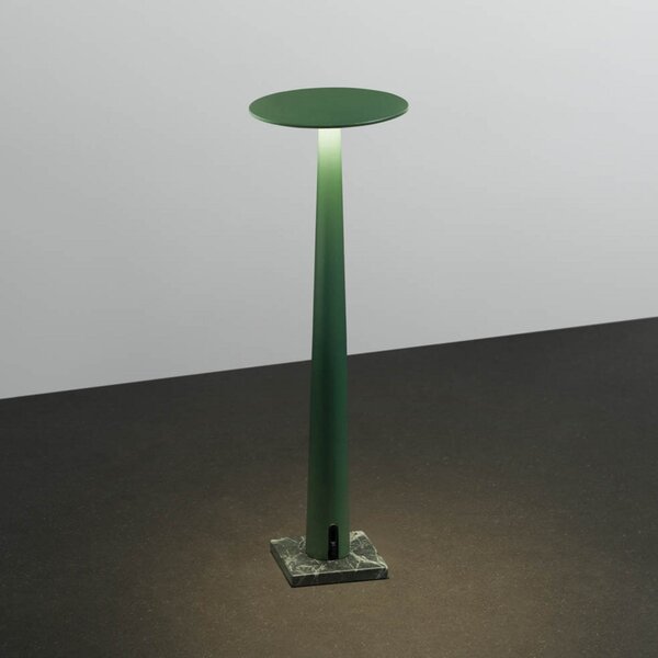 Asztali lámpa Nemo Lighting, Portofino, dimmable, Zöld, Nappali, Alumínium, Modern