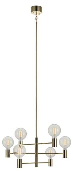 Függőlámpa Markslöjd, Capital, dimmable, Arany / Sárgaréz, Nappali, Fém, Modern