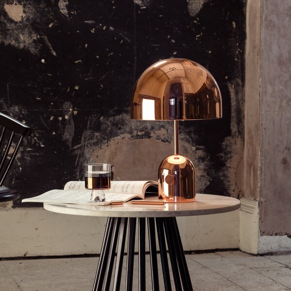 Asztali lámpa Tom Dixon, Bell, dimmable, Réz, Nappali, Fém, Dizájn