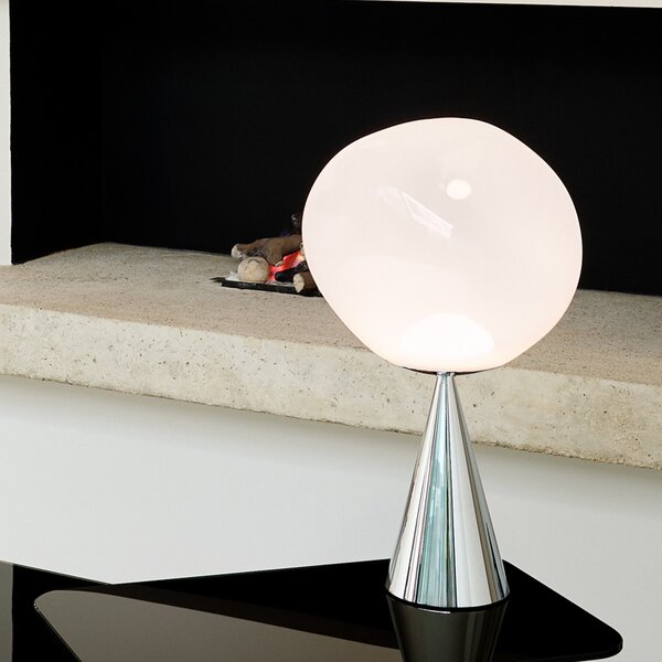 Asztali lámpa Tom Dixon, Melt Cone Fat, dimmable, Fémes, Nappali, Műanyag, Dizájn