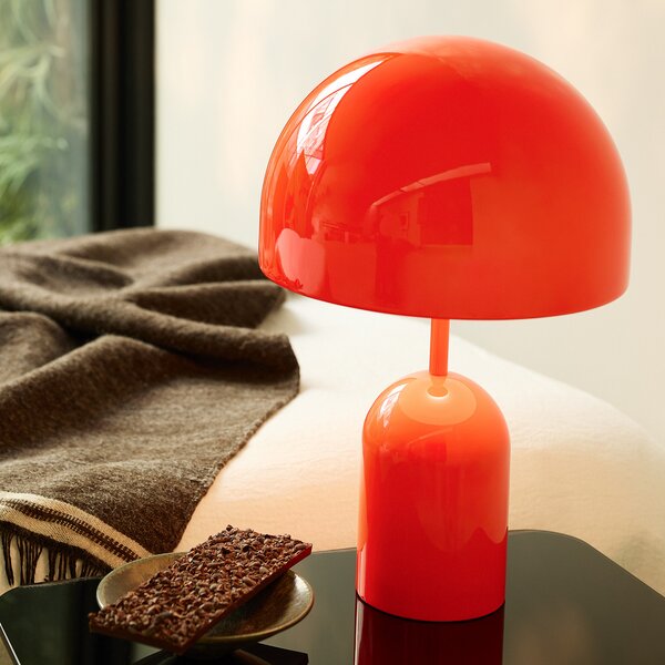 Asztali lámpa Tom Dixon, Bell, dimmable, Piros, Nappali, Fém, Dizájn