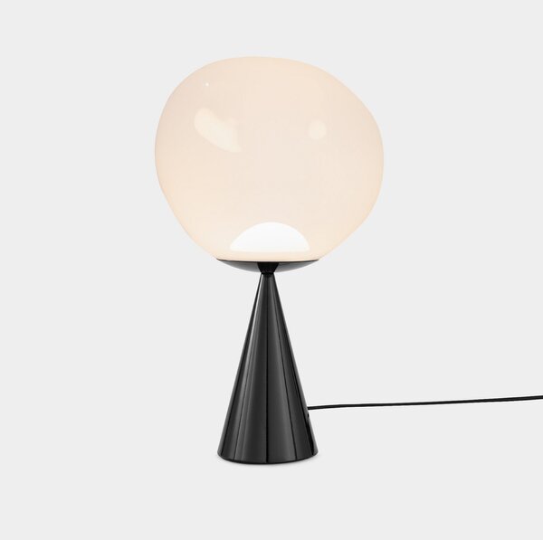 Asztali lámpa Tom Dixon, Melt Cone Fat, dimmable, Fekete, Nappali, Fém, Dizájn