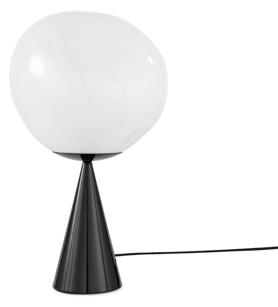Asztali lámpa Tom Dixon, Melt Cone Fat, dimmable, Fekete, Nappali, Fém, Dizájn