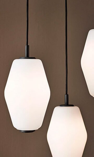 Dahl Small Függőlámpa Opal Glas White/Grey - Northern