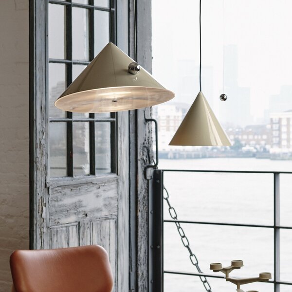 Függőlámpa Tom Dixon, Pose, dimmable, Szürke, Nappali, Fém, Dizájn