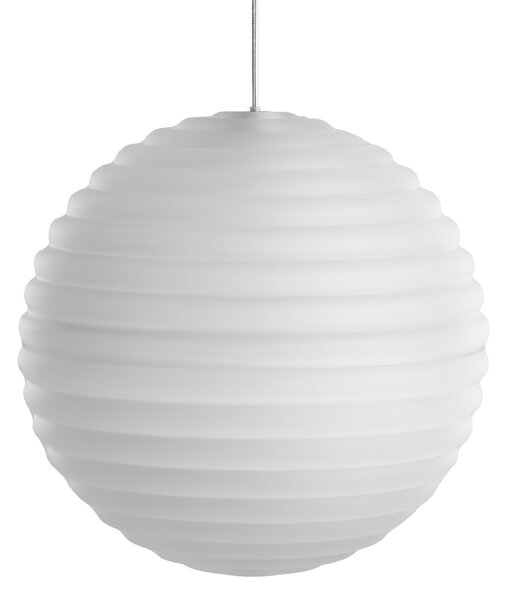 Függőlámpa Tom Dixon, Press Sphere, dimmable, Fehér, Nappali, Üveg, Dizájn