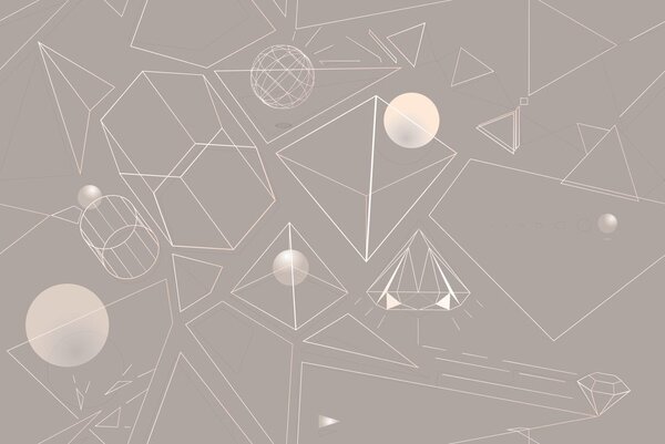 Tapéta absztrakt geometria