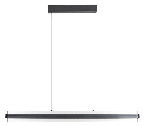 Függőlámpa Lucande, Tarnin, dimmable, Fekete, Étkező, Fém, Modern