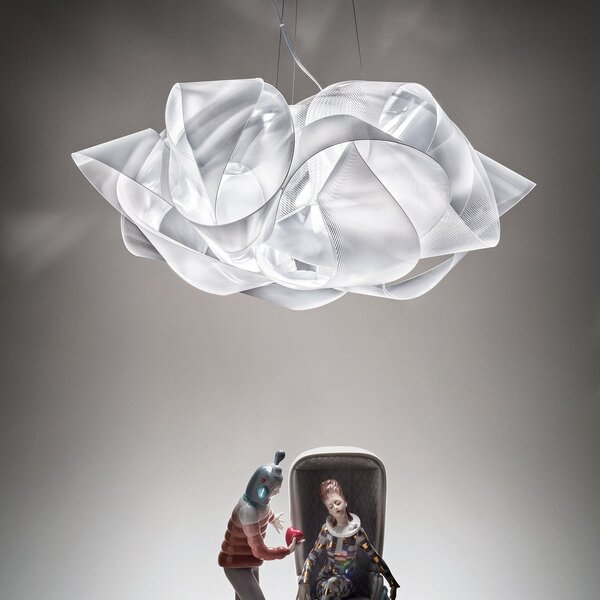 Függőlámpa Slamp, Fabula, dimmable, Átlátszó, Nappali, Műanyag, Dizájn