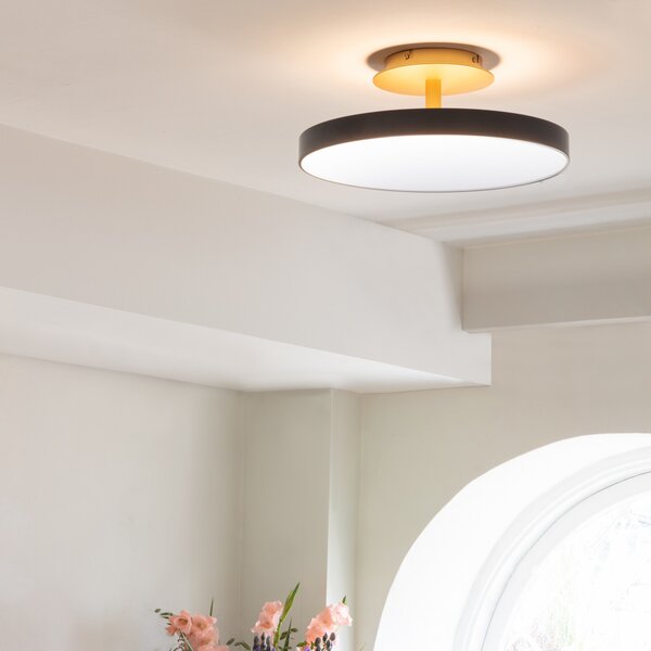 Mennyezeti Lámpa UMAGE, Asteria UP PLUS, dimmable, Fekete, Nappali, Fém, Dizájn